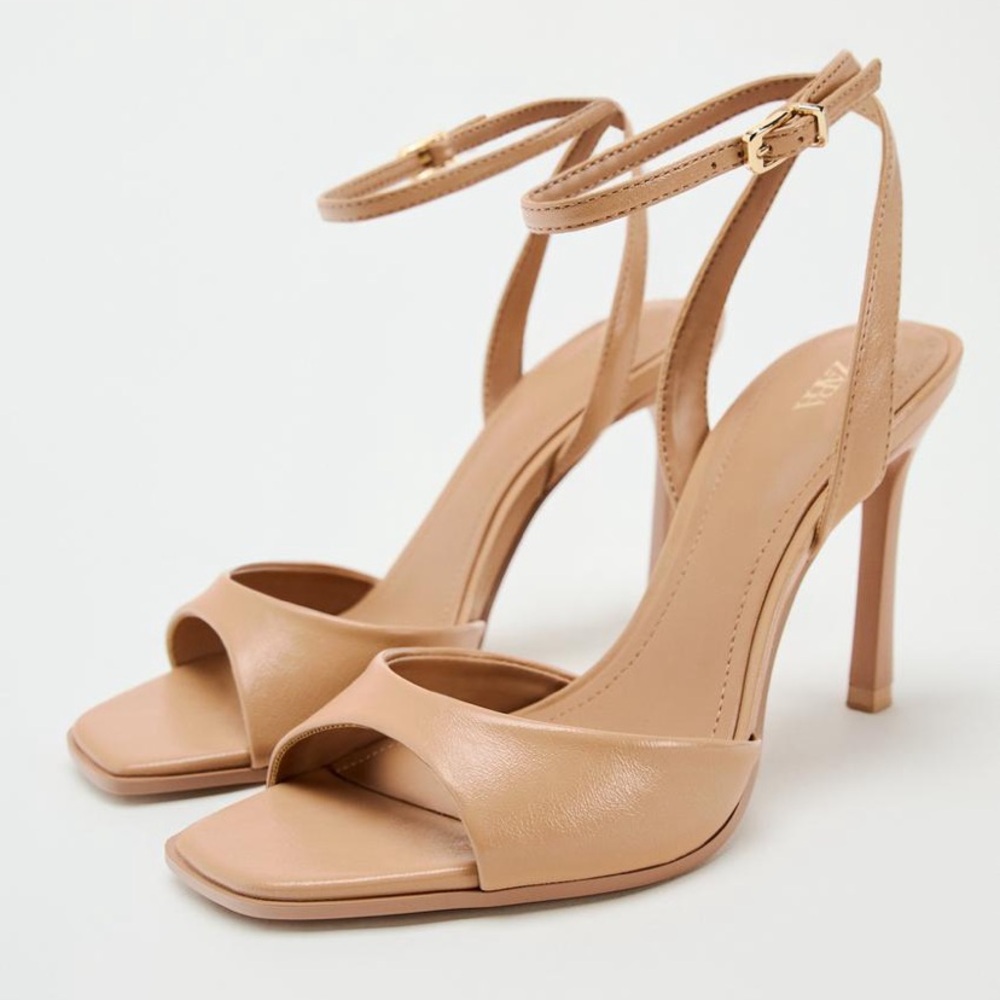 ZARA beige heels